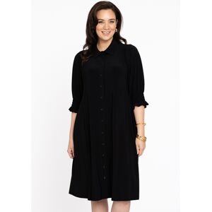 Yoek (YK) Dress buttoned DOLCE black (210) 50/52 (50/52) Women