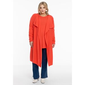 Basics (B) Cardigan drape neck cashmere orange (290) 46/48 (46/48) Women