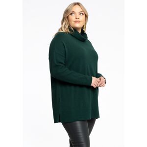 Basics (B) Pullover high neck rib dark green (242) 42/44 (42/44) Women