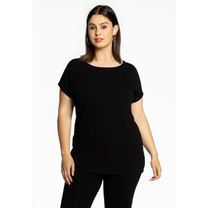 Basics (B) T-Shirt wide DIAGONAL black (210) 58/60 (58/60) Women