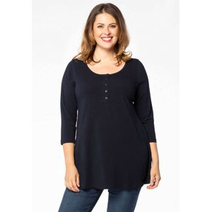 Basics (B) Tunic flare fit buttons ORGANIC COTTON blue (230) 58/60 (58/60) Women