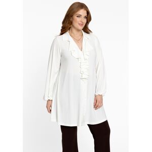 Black Label (BL) Blouse ruffle DOLCE ecru (202) 42/44 (42/44) Women