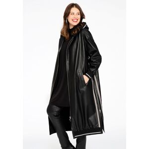 Black Label (BL) Long coat LEATHER black (210) 46/48 (46/48) Women