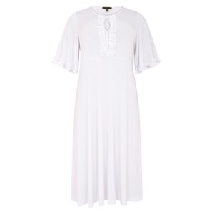 Black Label (BL) Dress frilled sleeves DOLCE white (201) 46/48 (46/48) Women