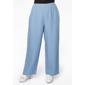 Portraits (P) Trousers wide-fit long linen indigo (232) 38/40 (38/40) Women