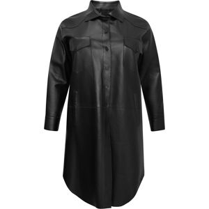 Portraits (P) Blouse-jacket LEATHER black (210) 44 (44) Women