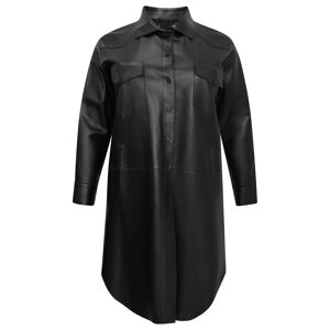 Portraits (P) Blouse-jacket LEATHER black (210) 50 (50) Women