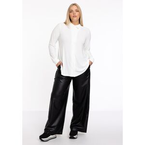 White Label (WL) Wide Leg Trousers FAUX black (210) 52 (52) Women