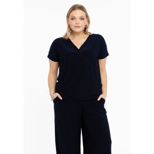 Basics (B) T-shirt v-neck DOLCE blue (230) 42/44 (42/44) Women