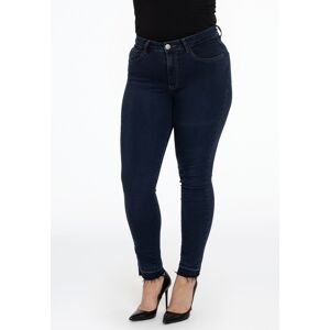 Basics (B) Ripped bottom jeans dark indigo (236) 50 (50) Women