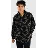 Quiksilver Mikey Zip Sherpa Fleeceneule musta