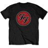 Foo Fighters Unisex T-Shirt: FF Logo (Plus Sizes) (XXXXX-Large)