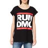 Damen Ladies Run DMC Logo Tee L Black