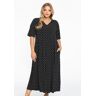 Yoek (YK) Dress swing DOTS black (210) 38/40 (38/40) Women