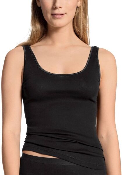 Calida Light Sleeveless Top 11600 - Black 992  - Size: 11600 - Color: musta 992