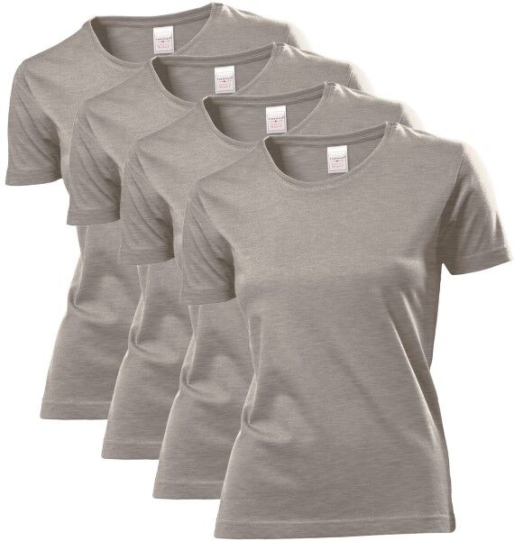 Stedman 4 pakkaus Classic Women T-shirt - Darkgrey * Kampanja *  - Size: ST2600 - Color: tummanharm