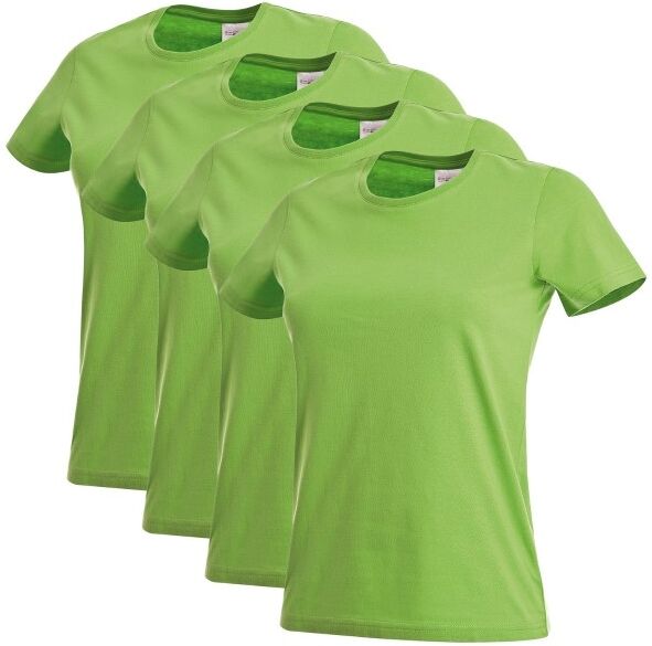 Stedman 4 pakkaus Classic Women T-shirt - Light green * Kampanja *  - Size: ST2600 - Color: Vaaleanvihreä