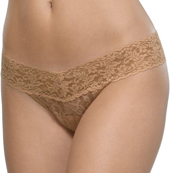 Hanky Panky Low Rise Thong - Brown  - Size: 4911 - Color: ruskea