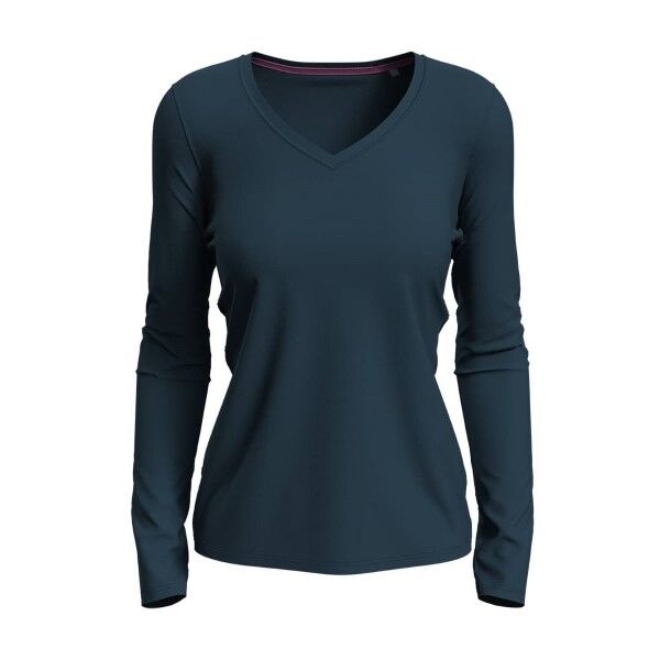 Stedman Claire V-neck Long Sleeve - Navy-2  - Size: ST9720 - Color: Merensininen