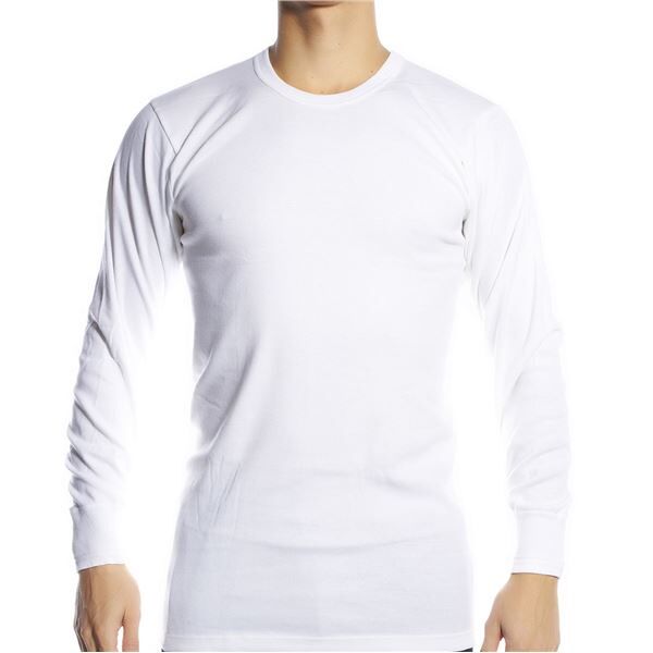 JBS Basic Longsleeve White - White  - Size: 300 14 - Color: valkoinen