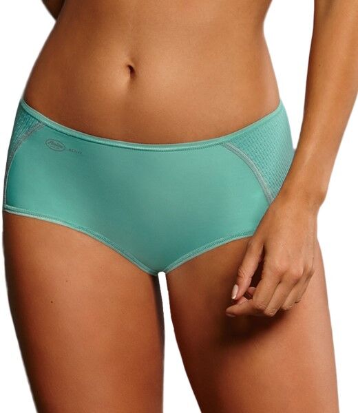 Anita Active Sporty Brief Panty - Green  - Size: 1627 - Color: vihreä