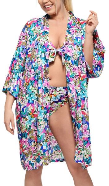 Saltabad St Ives Short Kimono - Mixed * Kampanja *  - Size: KIM817 - Color: Multi-colour