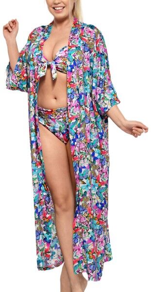 Saltabad St Ives Long Kimono - Mixed * Kampanja *  - Size: KIM814 - Color: Multi-colour