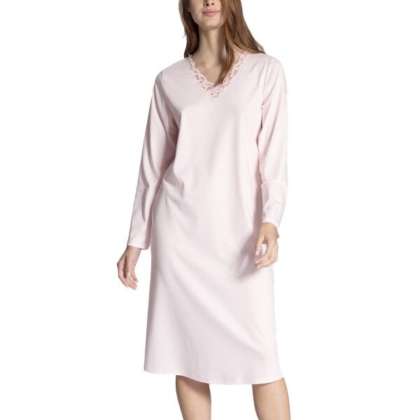 Calida Cosy Cotton Nights Nightdress - Pink  - Size: 31133 - Color: roosa