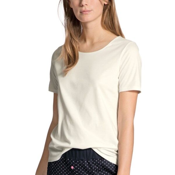 Calida Favourites Dreams T-shirt - White * Kampanja *  - Size: 14038 - Color: valkoinen