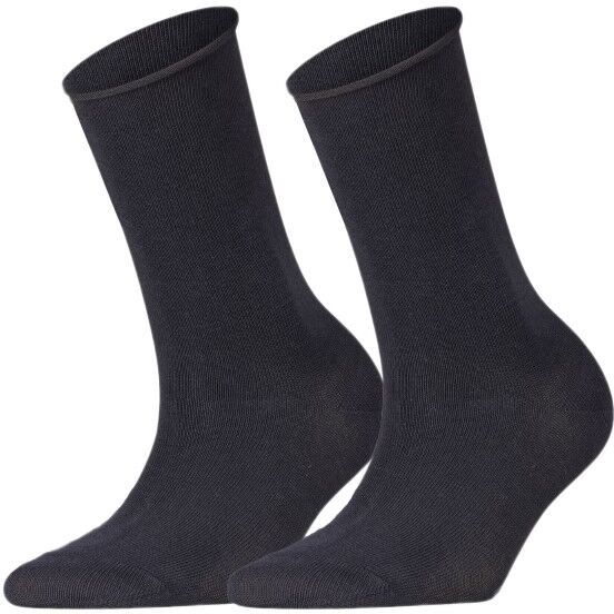 Falke 2 pakkaus Women Casual Happy Sock - Navy-2  - Size: 46417 - Color: Merensininen