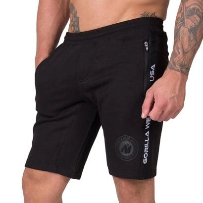 Gorilla Wear Saint Thomas Sweatshorts Black, Xxl