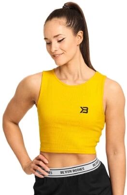 Better Bodies Astoria Laced Tank Yellow, M