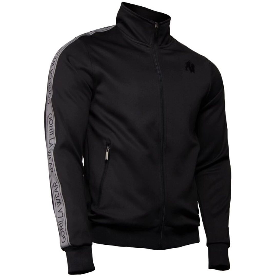 Gorilla Wear Wellington Track Jacket, Black, Xxl