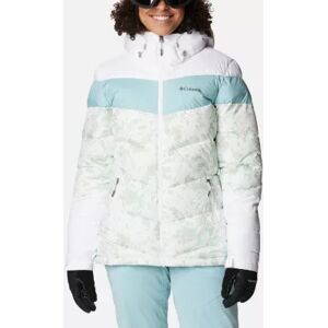 Columbia Veste de ski imperméable isolée abbott peak - femme Blanc Flurries, Blanc, Aqua Haze S - Publicité