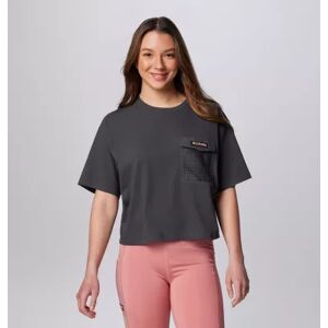 Columbia T-shirt court manches courtes painted peak - femme Shark XS - Publicité