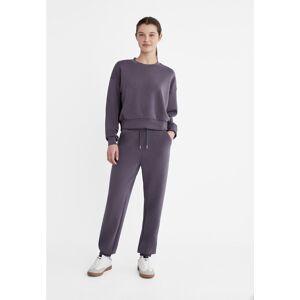 Stradivarius Pantalon jogger en tissu doux  Gris XS