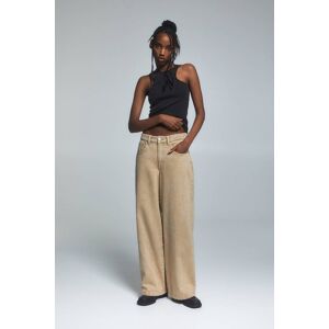 Pull&Bear Pantalon Baggy Balloon Sable 34 female - Publicité