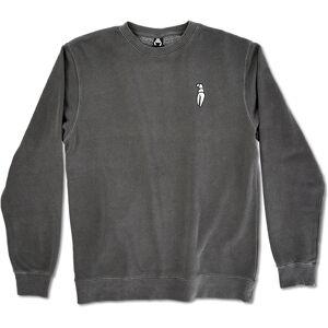 CRAB GRAB LOGO CREW FADED BLACK M