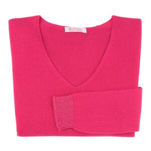 LES POULETTES BIJOUX Pull Femme 100% Cachemire Oversize Fuchsia - Publicité