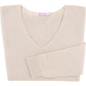 LES POULETTES BIJOUX Pull Femme 100% Cachemire Oversize Beige