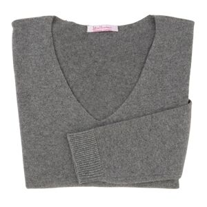 LES POULETTES BIJOUX Pull Femme 100% Cachemire Oversize Gris Anthracite