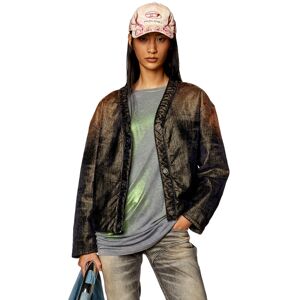 Diesel - Veste en denim brillant - Vestes en denim - Femme - Polychrome S - Publicité