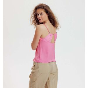 Promod Top en satin uni Femme Rose 46