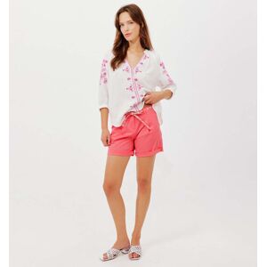 Promod Short a pinces + ceinture Rose 40