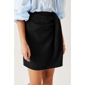 Promod Mini-jupe drapee femme Noir 38