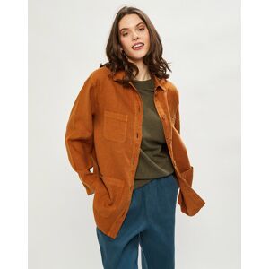 - Veste 100% Lin Cruz cacao Cacao