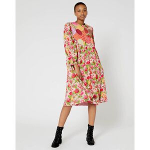 - Robe Patchwork rose Rose - Publicité