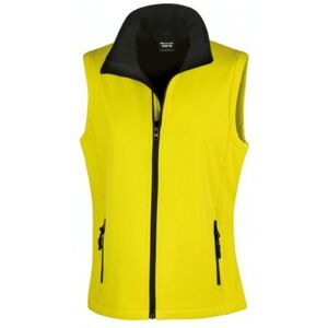 Gilet sans manches softshell femme Result Jaune / Noir XXL