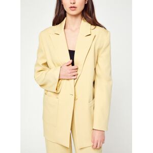 One Button Oversized Blazer N par NA-KD Jaune 38 Accessoires - Publicité