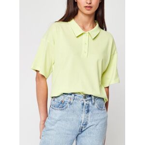 Button Collar Tee N par NA-KD Jaune S Accessoires